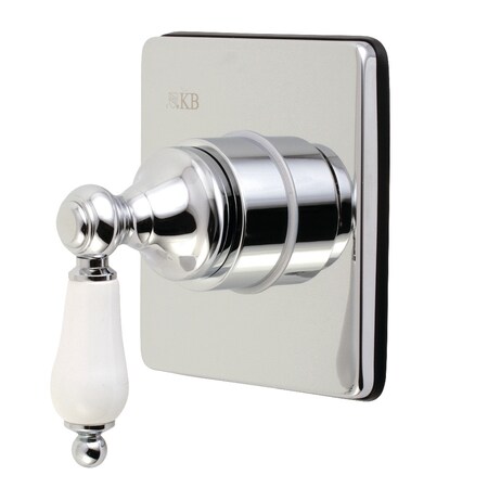 Kingston Brass KS3041PL 3-Way Diverter Valve with Trim Kit, Polished Chrome